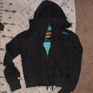 Superdry Black Windbomber jacket